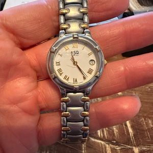 ESQ Ladies watch. Two tone gold and silver
